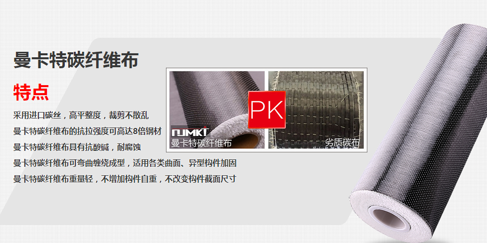 房屋裂缝不用怕！曼卡特碳纤维布来帮您！